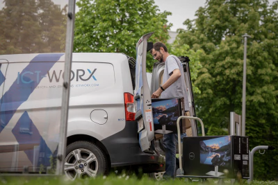 ICT-Worx hoofdpagina hero afbeelding met professionele ICT-oplossingen